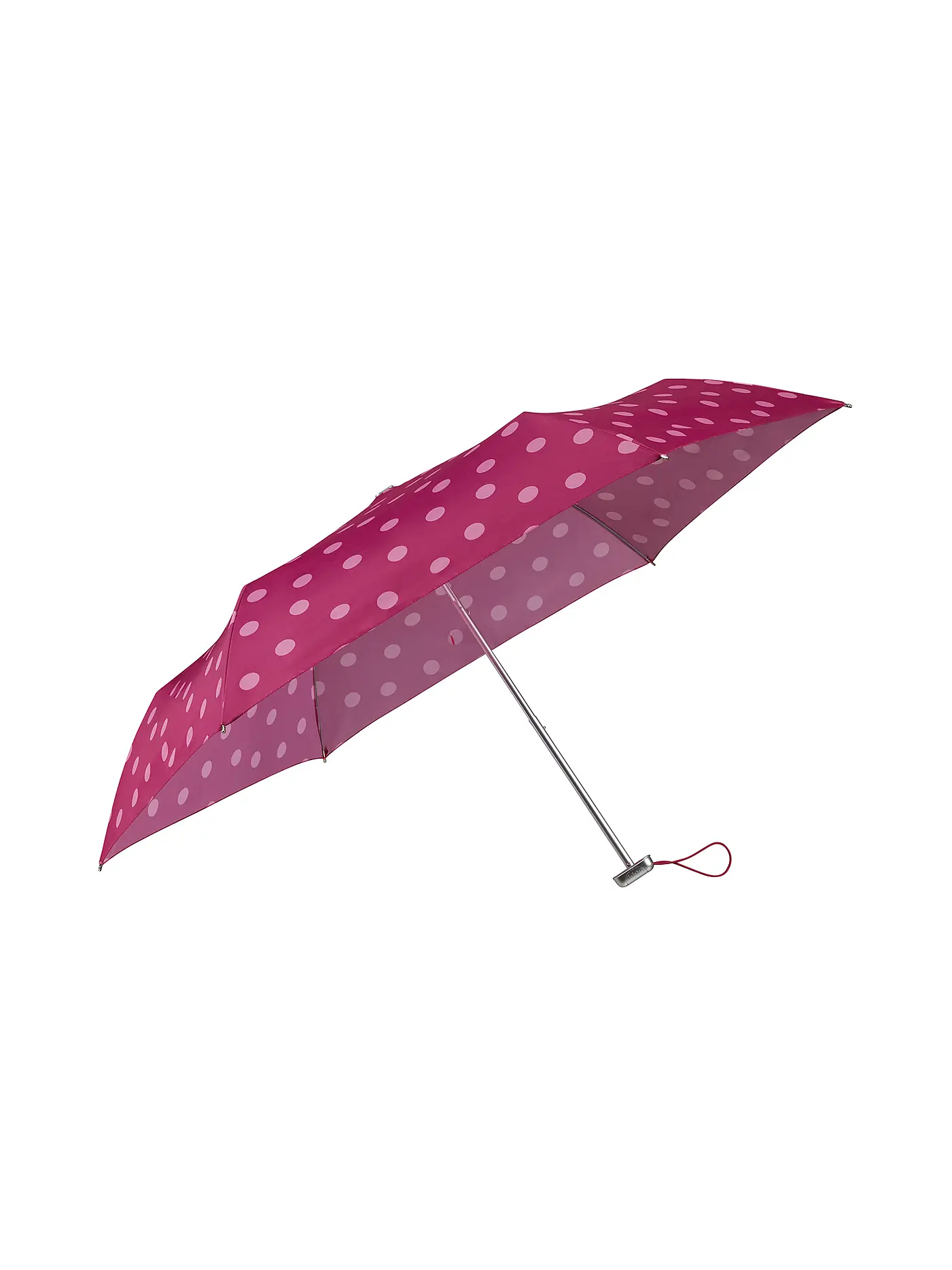 SAMSONITE | Regenschirm - Taschenschirm Alu Drop S viol pink dots | 